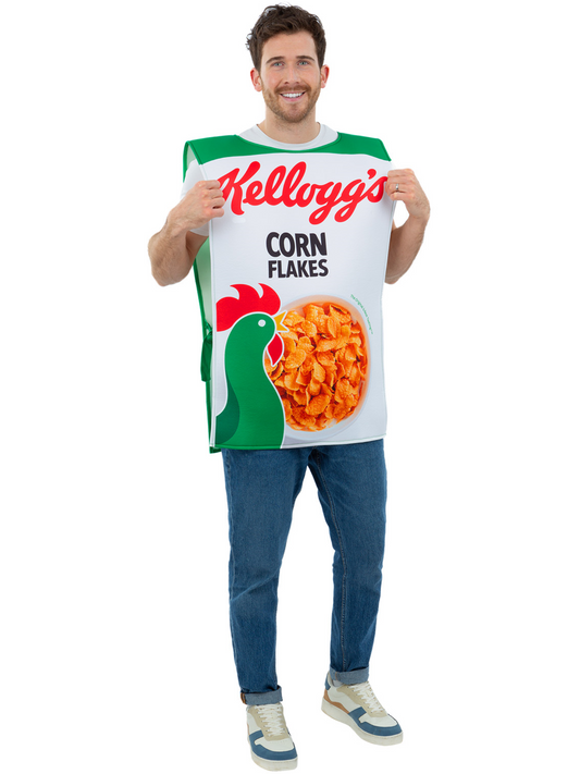 Kelloggs Corn Flakes Cereal Box Costume Wholesale