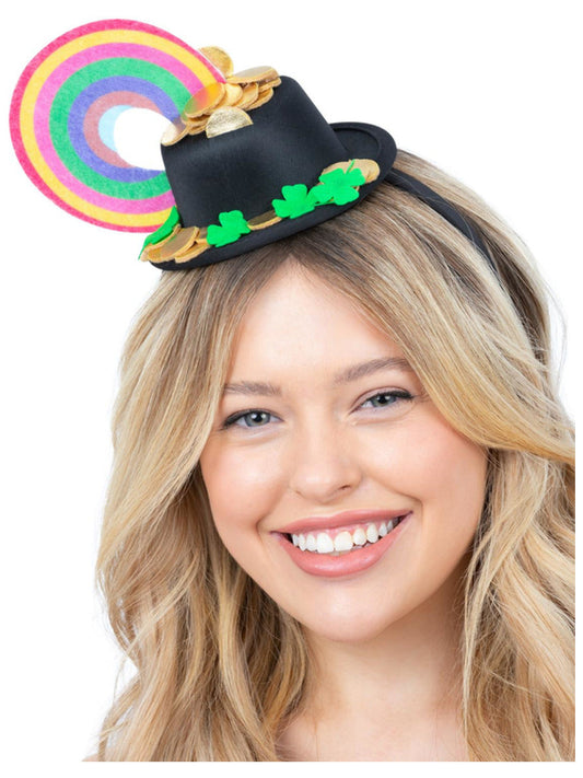 Rainbow Pot O'Gold Mini Hat Wholesale