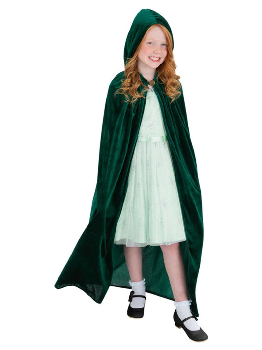 Deluxe Cloak, Emerald Green, Kids Wholesale