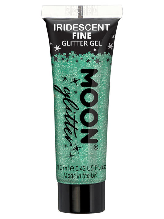 Moon Glitter Iridescent Glitter Gel, Green, Single, 12ml