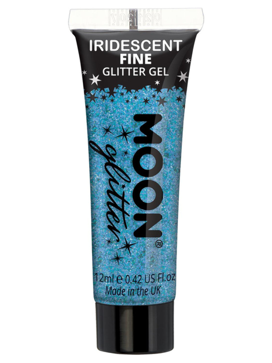 Moon Glitter Iridescent Glitter Gel, Blue, Single, 12ml