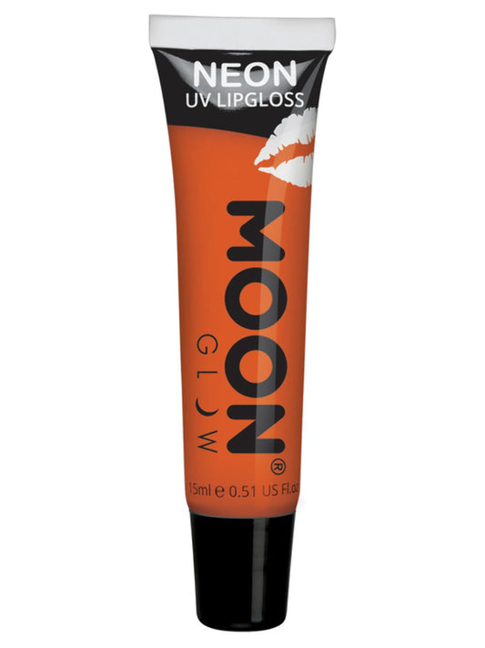 Moon Glow Intense Neon UV Fruity Lipgloss, Orange, Tangerine, Single, 15ml