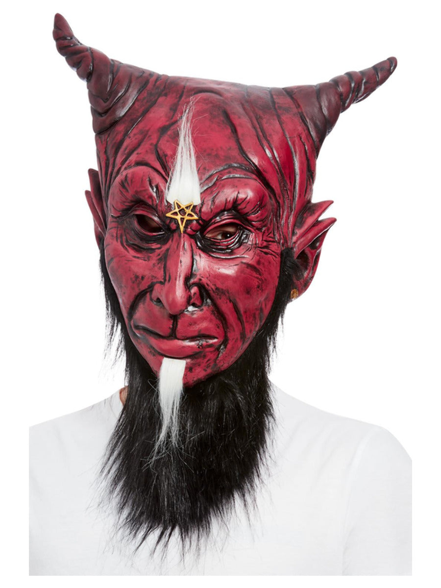 Bearded Satanic Devil Overhead Mask, Latex Wholesale - Smiffys Trade ...