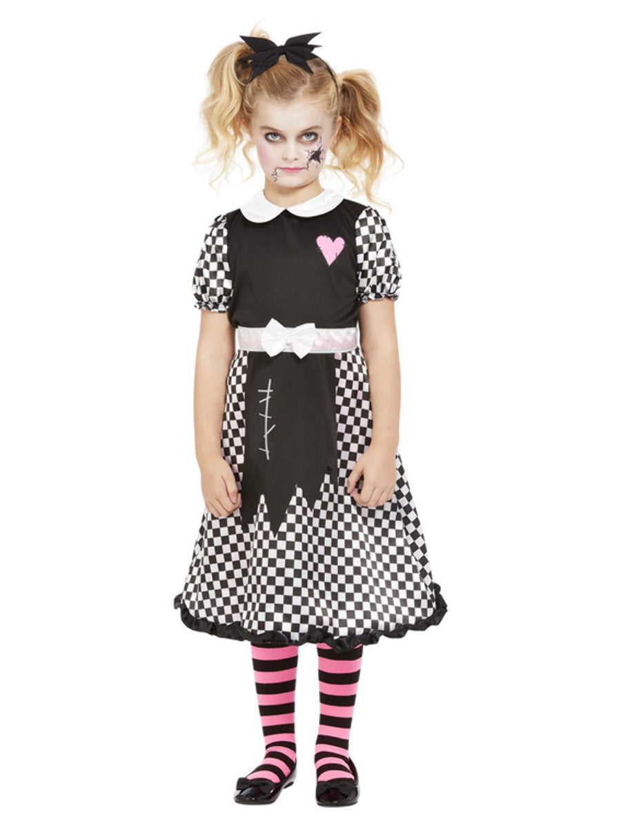 Broken Doll Costume Black White WHOLESALE