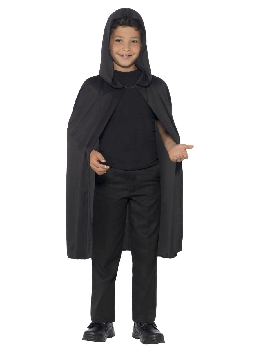 Hooded Cape, Black Wholesale