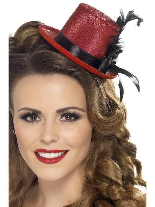 Mini Tophat, Red Wholesale